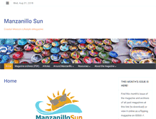 Tablet Screenshot of manzanillosun.com